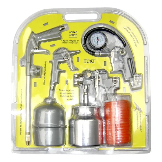 Kit De Pistola Para Pintar 5 Piezas L-2000a8*
