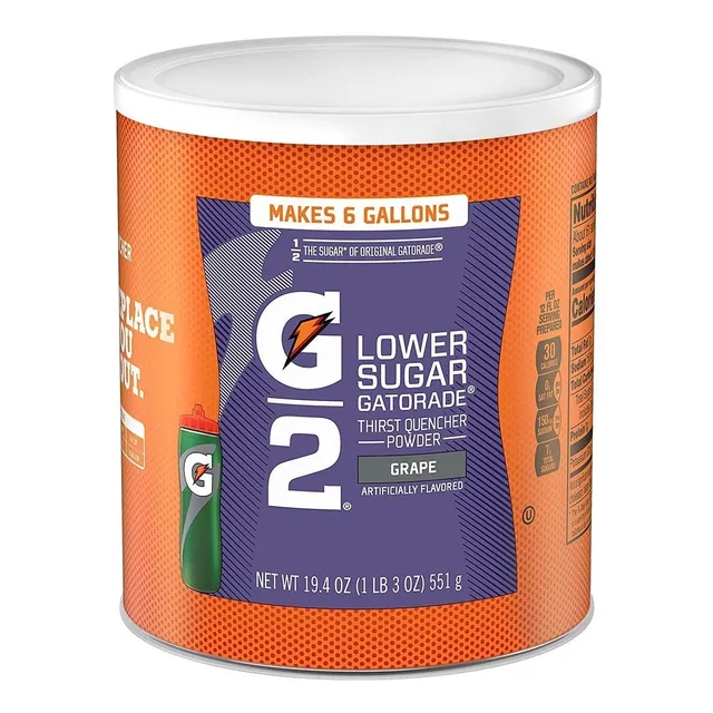 Gatorade G2 Polvo Ultra Concentrado Rinde 24lt Bajo Calorias