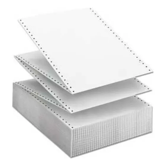 Formulario Continuo Carta 5,5x9.5 Triplicado Papel Impresora