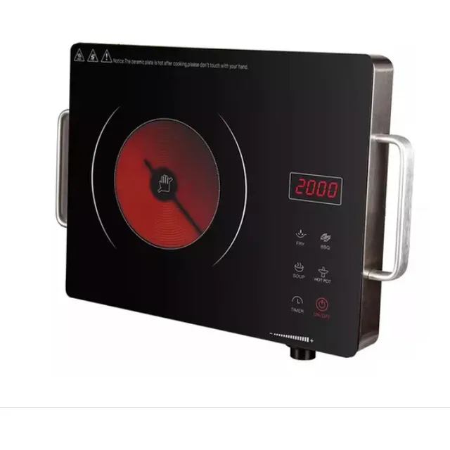 Cocina Electrica Infrarroja De 1 Hornilla Roccia