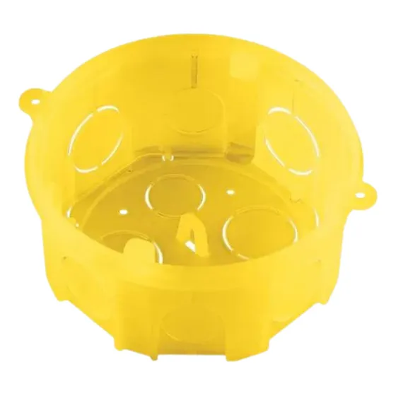 Caixa Pvc Octagonal Amarelo 4x4 Tramontina