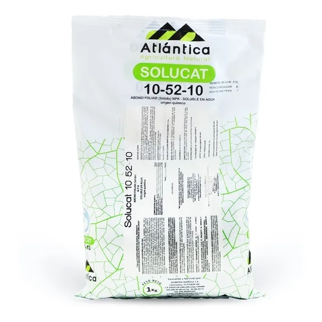 Ferti Npk Solucat 10-52-10 Uso Agricola X 1 Kg 