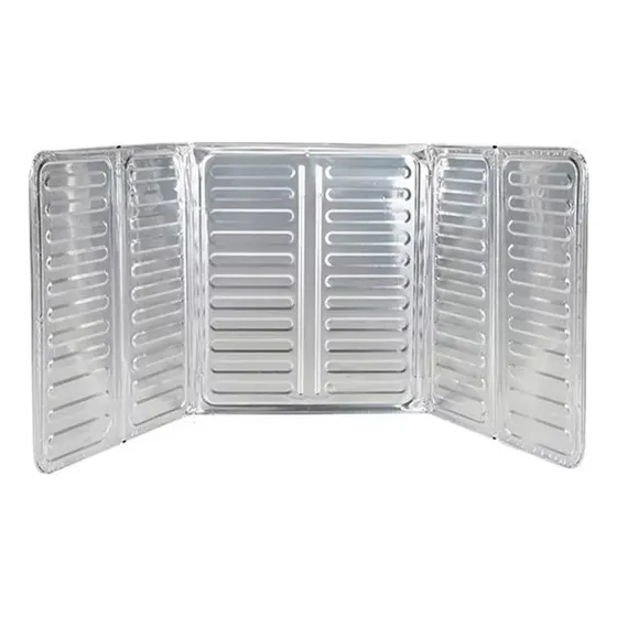 Panel Protector Aluminio Anti Salpicadura Aceite Para Cocina