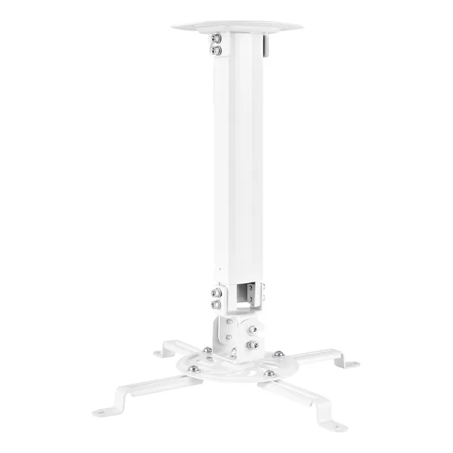 Rack Proyector Multimedia Para Techo Color Blanco 58cm-rpk-w