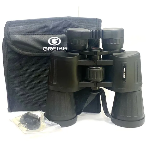 Binóculos Greika 10x50 Corpo Emborrachado+bolsa