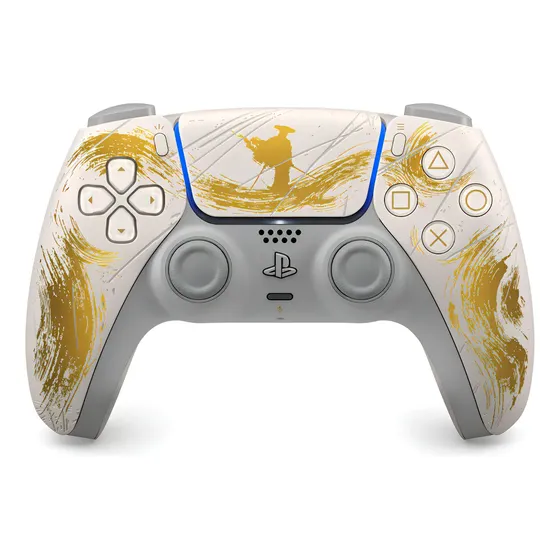 Controle Sem Fio Dualsense Edição Limitada Ouro Ghost Of Yotei Ps5