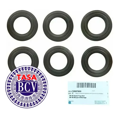 Kit 6 Sello Estopera Bujia Tapa Valvula Captiva 