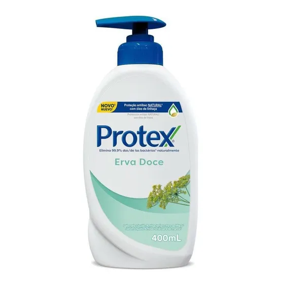 Sabonete Líquido Antibacteriano Protex Erva Doce 400ml