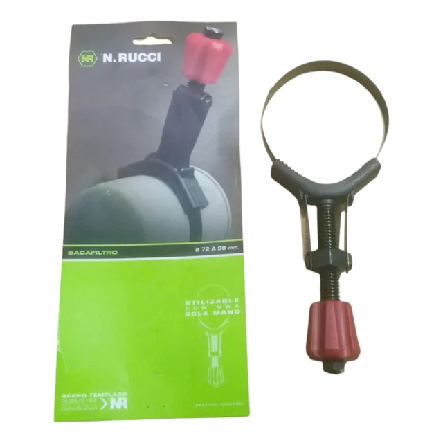 Extractor Saca Filtro Aceite 72 A 98mm Uso Profesional Rucci