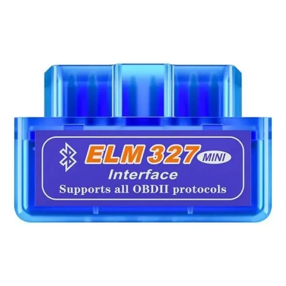 Escaner Elm327 Automotriz Vehicular Bluetooth Obd2 Carro 52 Bits Azul | Cuotas sin interés