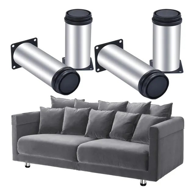 4 Patas Acero Inoxidable Para Muebles 20cm,para Sofá,clóset