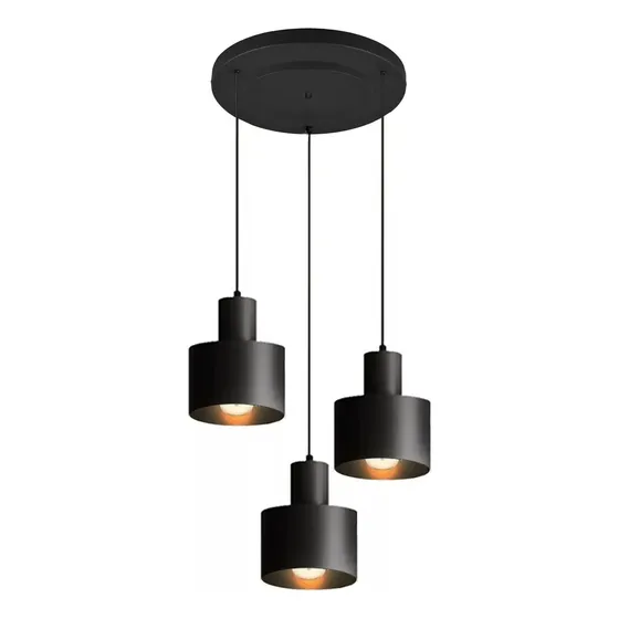 Lampara Colgante Techo Cocina Comedor Living 3 Luces Led