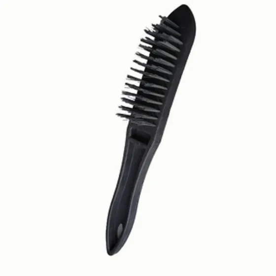 Cepillo De Alambre Mango Madera 6 Hileras 