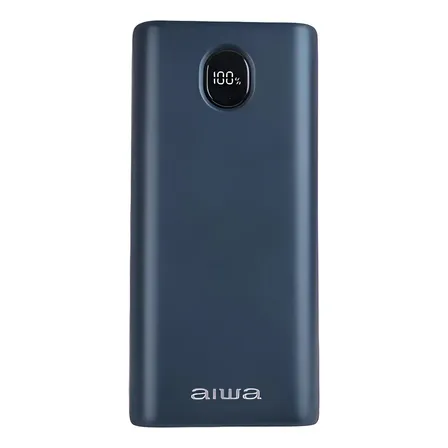Cargador Batería Externa Power Bank 20.000mah Aiwa Paw-400 Color Azul Oscuro