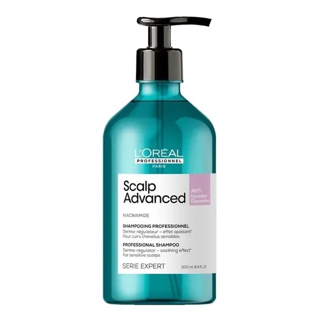 Shampoo Scalp Advanced Sensible 500ml Discomfort Loreal 