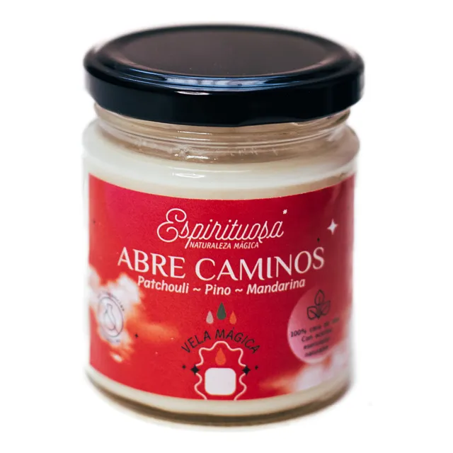 Vela Ritual De Abre Caminos Con Aceites Esenciales Naturales