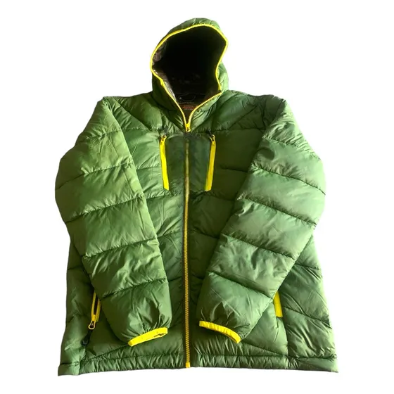 Chaqueta Hawke&co S170 Hombre Verde Musgo Pluma Talla S.