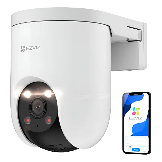 Ezviz H8c Pro 2k Cámara Inteligente Wifi 3mp Pt 360° Alexa Color Blanco