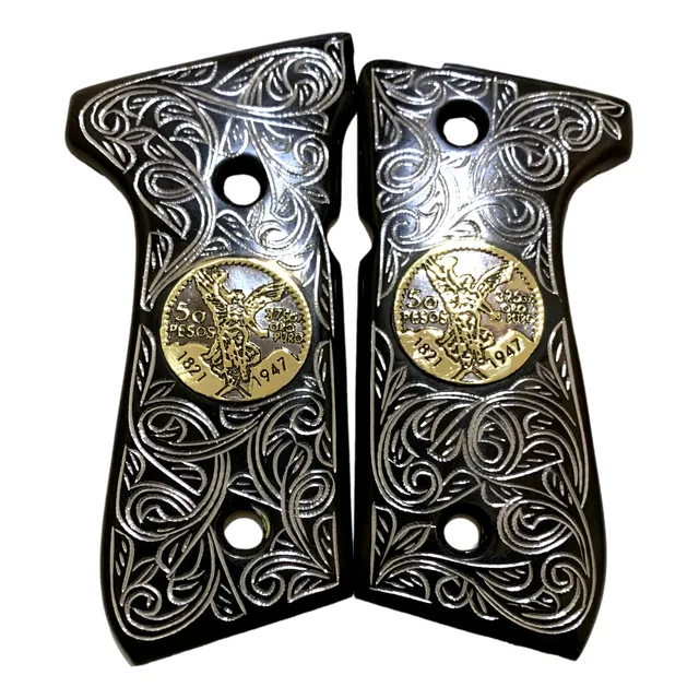 Cachas Prieto Beretta 9mm Modelo 92fs Medallion 50tm