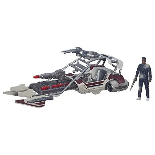 Vehículo Star Wars Jakku Landspeeder Con Figura De Finn