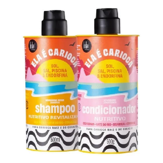 Lola Ela É Carioca Kit Shampoo 500ml + Condicionador 500g