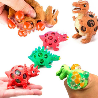 Kit 2 Squishy Dinossauro Stress Ball Splash De Apertar Bola Kit 2 Squishy Dinossauro Stress Ball Splash De Apertar Bola
