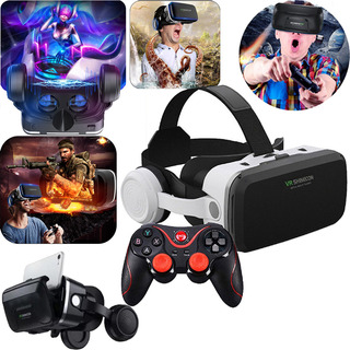 Ăculos Vr Realidade Virtual 3d Com Fone De Ouvido E Controle Ăculos Vr Realidade Virtual 3d Com Fone De Ouvido E Controle