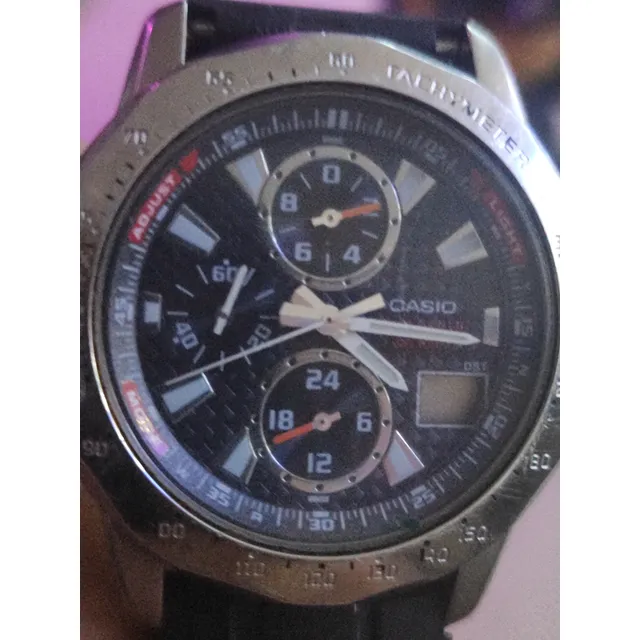 Reloj Casio Satelital 2023 Goma Hebilla Gancho