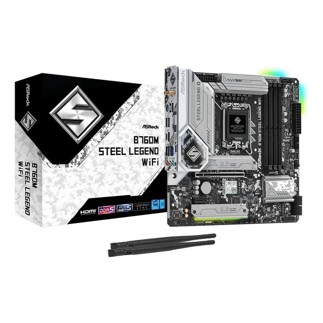 Motherboard Asrock B760m Steel Legend Lga Socket 1700 Wifi