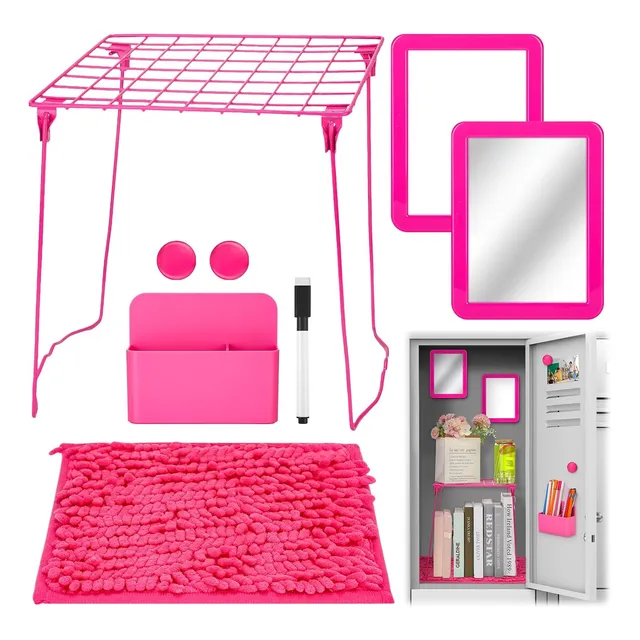 8 Pcs Locker Decoraciones Niñas Locker Organizador Kit...