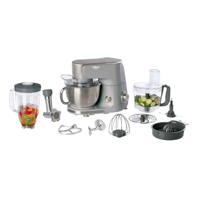 Batidora Multifuncion Liliana Planetaria Speedchef 1200w Color Gris