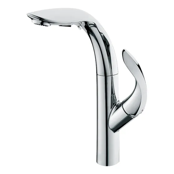 Griferia De Lavamano Foglia Chrome Marca Bari
