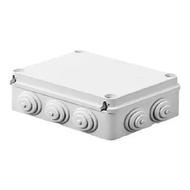 Caja De Derivación De Pvc Auto-extinguible Con 12 Entradas T
