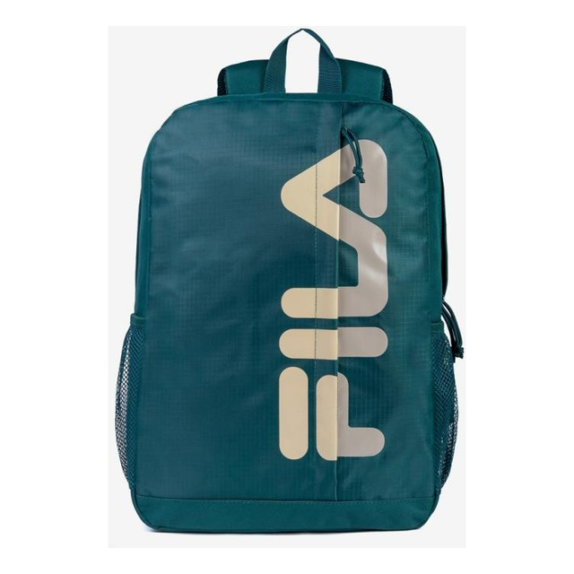 Mochila Unisex Fila Cut Logo Cor Verde Floresta/off White Desenho Do Tecido Lisa Mochila Unisex Fila Cut Logo Cor Verde Floresta/off White Desenho Do Tecido Lisa