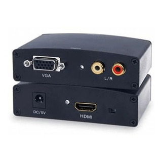 Conversor De Hdmi Para Vga Com Audio Ativo E C/fonte Conversor De Hdmi Para Vga Com Audio Ativo E C/fonte