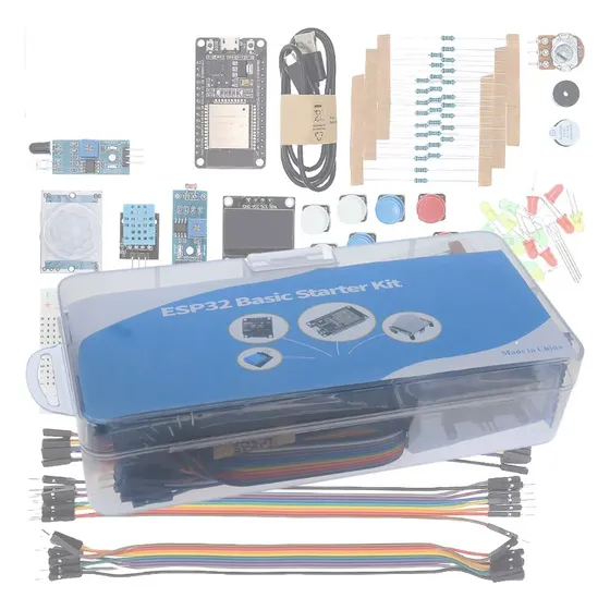 Kit Eletronica Iniciante Esp32 Wifi + Case C/ Diversos Itens