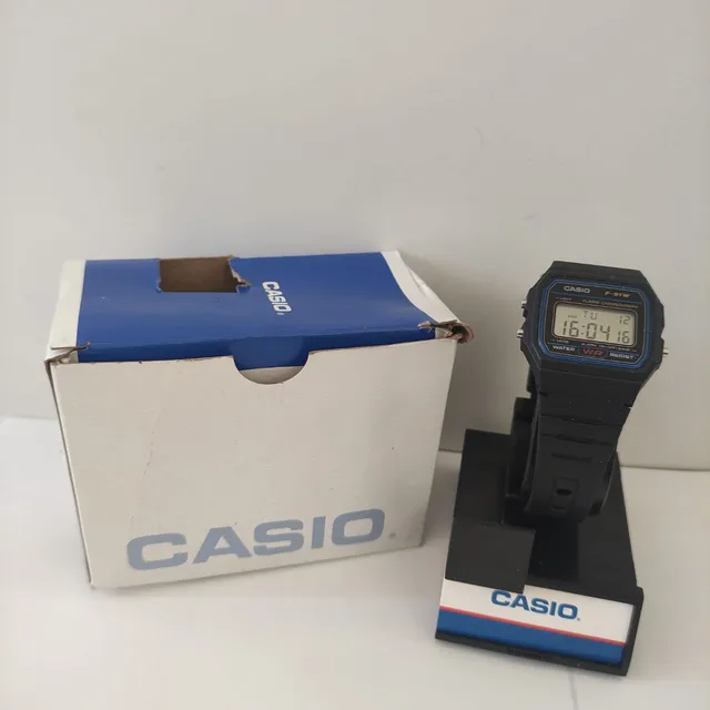 Reloj Casio F91w-1 Negro Vintage Original