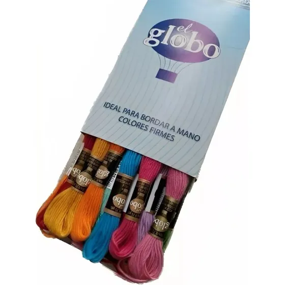 Hilos Para Bordar El Globo, 108 Madejas, Gama Completa