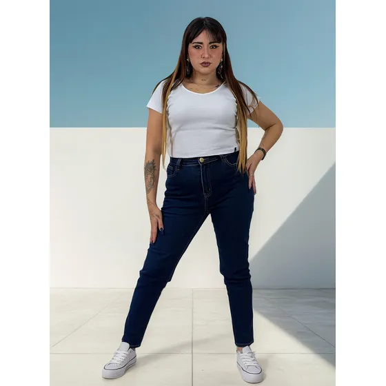 Jean Chupin Plus Size Talles Grandes Dama - Lou Jeans