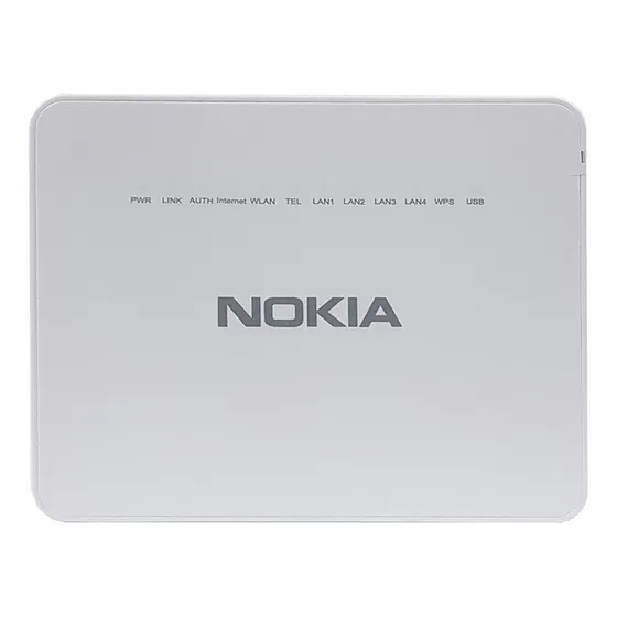 Onu Modem Nokia Gpon G 140w Md Wifi Bridge Gigabit Cor Branco