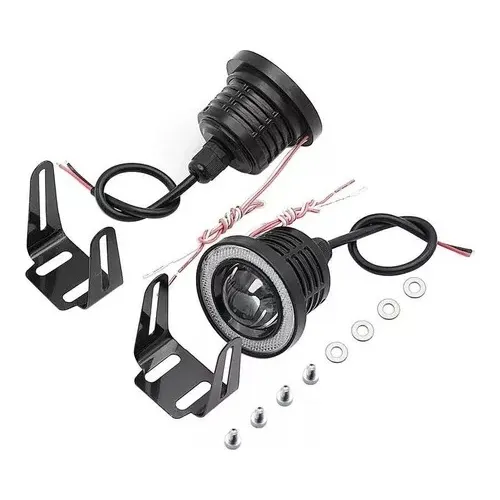 Neblinero Led Ojos De Ángel Blanco 89mm