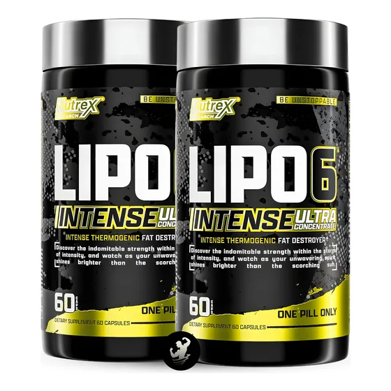 Lipo 6 Black Intense Pack X 02, Quemador De Grasa Nutrex