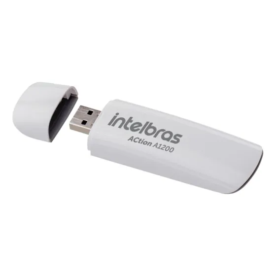 Adaptador Wifi Usb Pc 5g Wireless Dual Band Intelbras Action