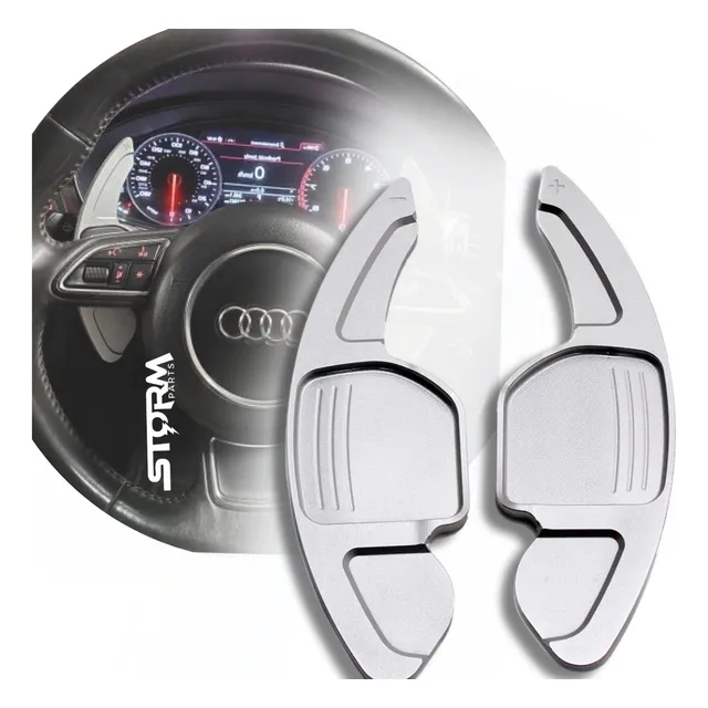 Cn Extensor Borboleta Audi A1 A3 A4 A5 Q3 Paddle Shift Prata