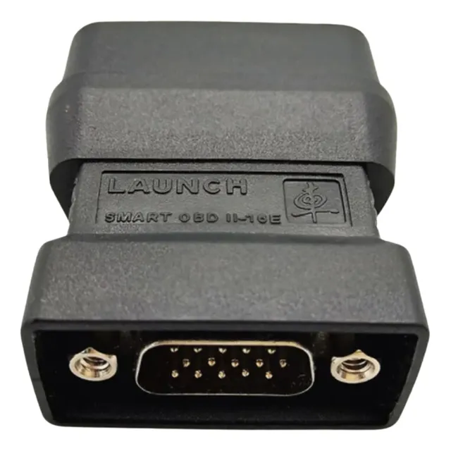 Conector Plug Cabo Launch Db15 Pinos Conversor Obd2 16 Pinos