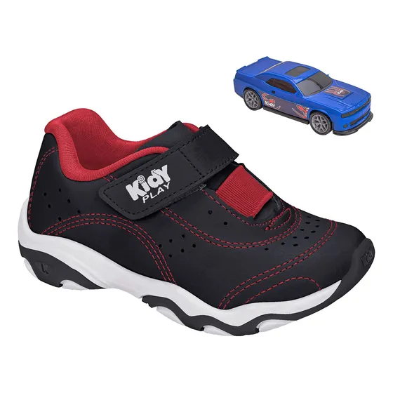 Tênis Infantil Masculino Kidy Play Respitec Com Brinquedo