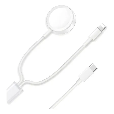 Cargador Magnetico Cable Para Reloj Apple Watch Smart Watch Cargador Magnetico 2 En 1 Cargador Para iPhone Y Apple Watch