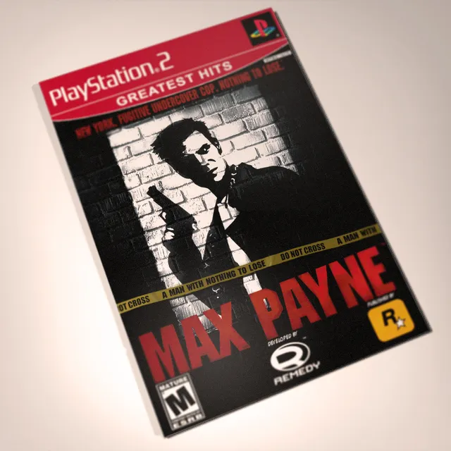 Afiche Video Juego Retro Max Payne Ps2