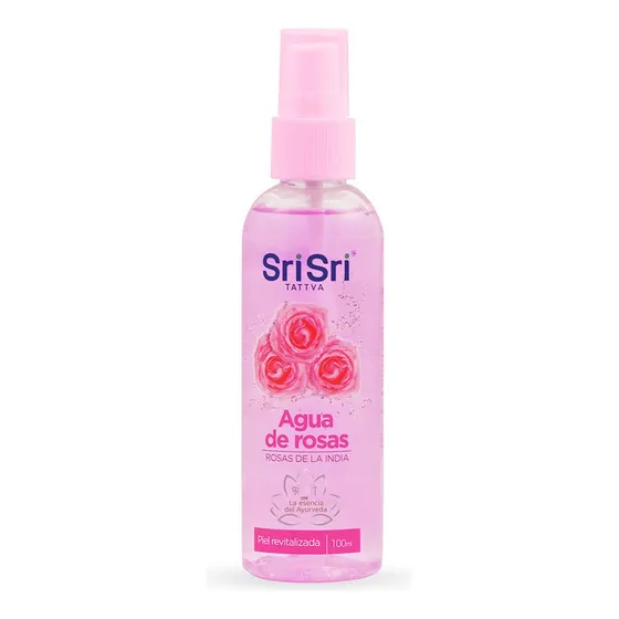 Agua De Rosas Srisri Ayurveda Tonico Facial Vegano 100ml Tipo De Piel Todo Tipo De Piel