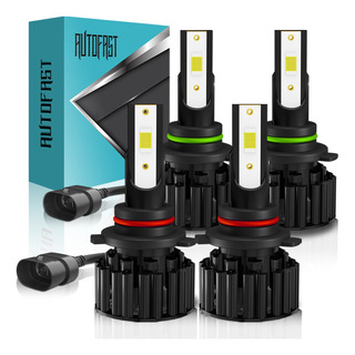 Kit De Focos Led 9005 Hb3+9006 Hb4 Alto Y Bajo Csp 6000k 4pz Kit De Focos Led 9005 Hb3+9006 Hb4 Alto Y Bajo Csp 6000k 4pz